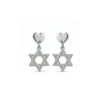 Magen Heart Stud Earrings