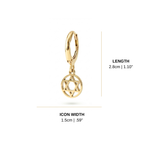 Magen Hoop Earrings