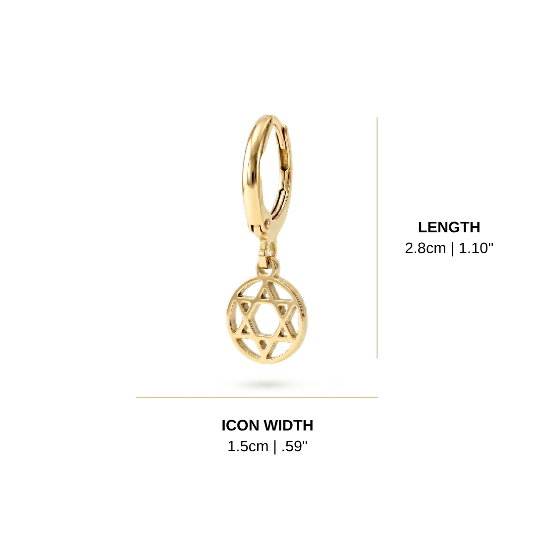 Magen Hoop Earrings