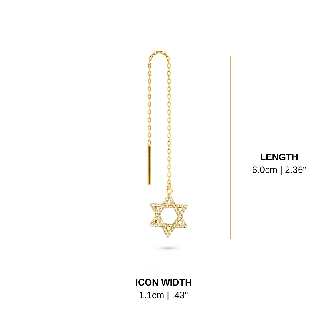 Magen Line Earrings