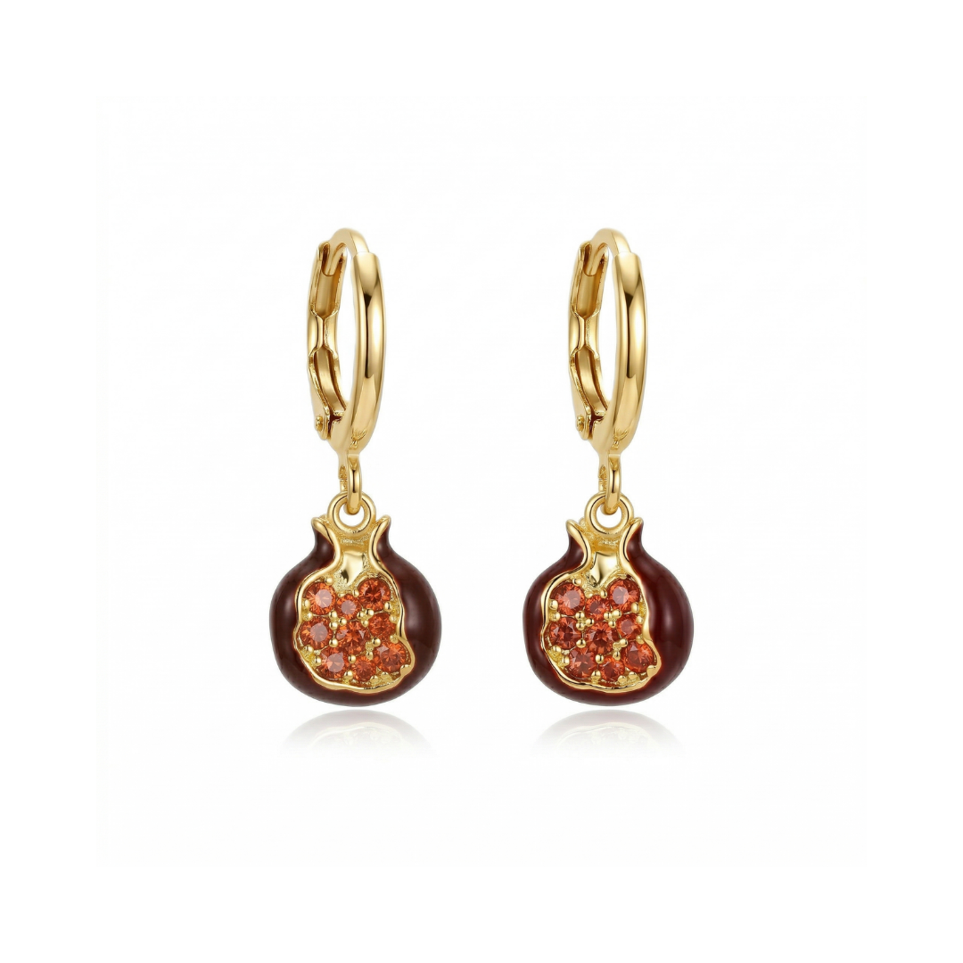 Pomegranate Earrings