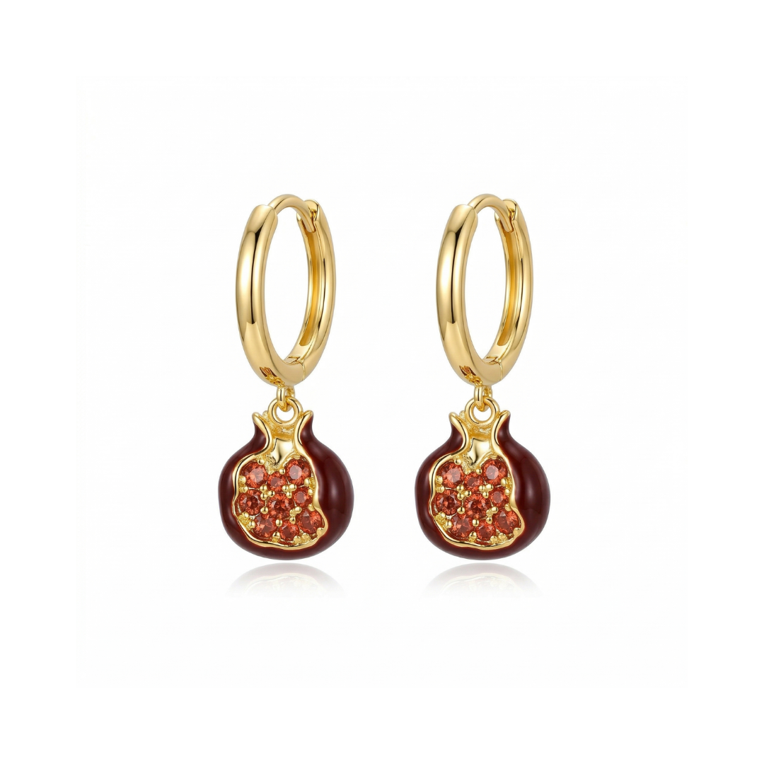 Pomegranate Earrings