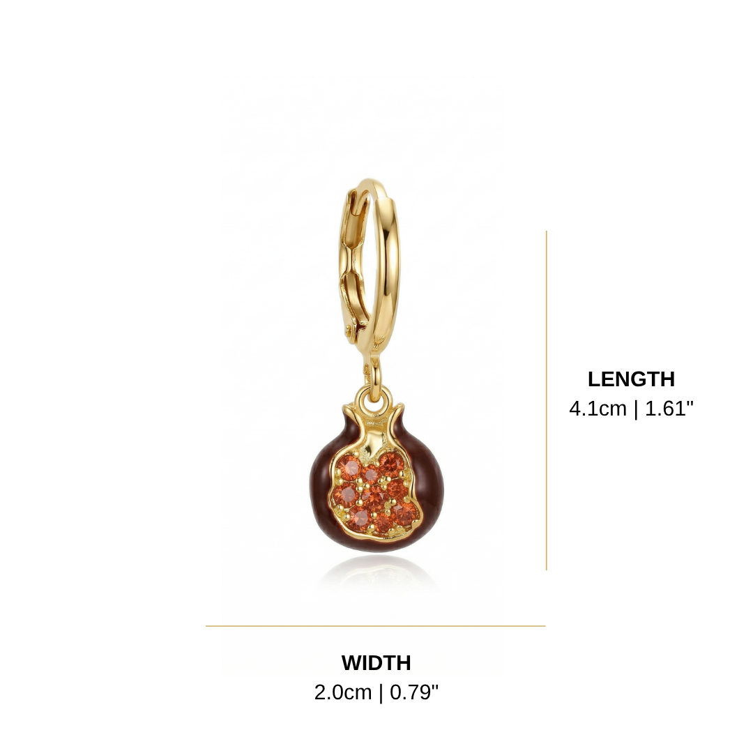 Pomegranate Earrings