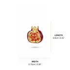 Pomegranate Stud Earrings