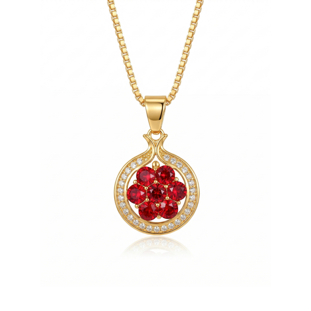 Pomegranate Gem Pendant