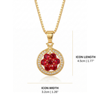 Pomegranate Gem Pendant