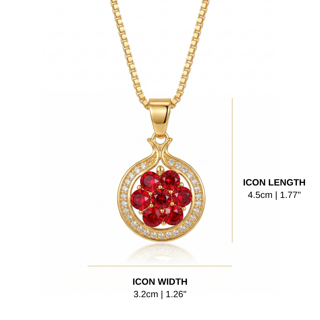 Pomegranate Gem Pendant