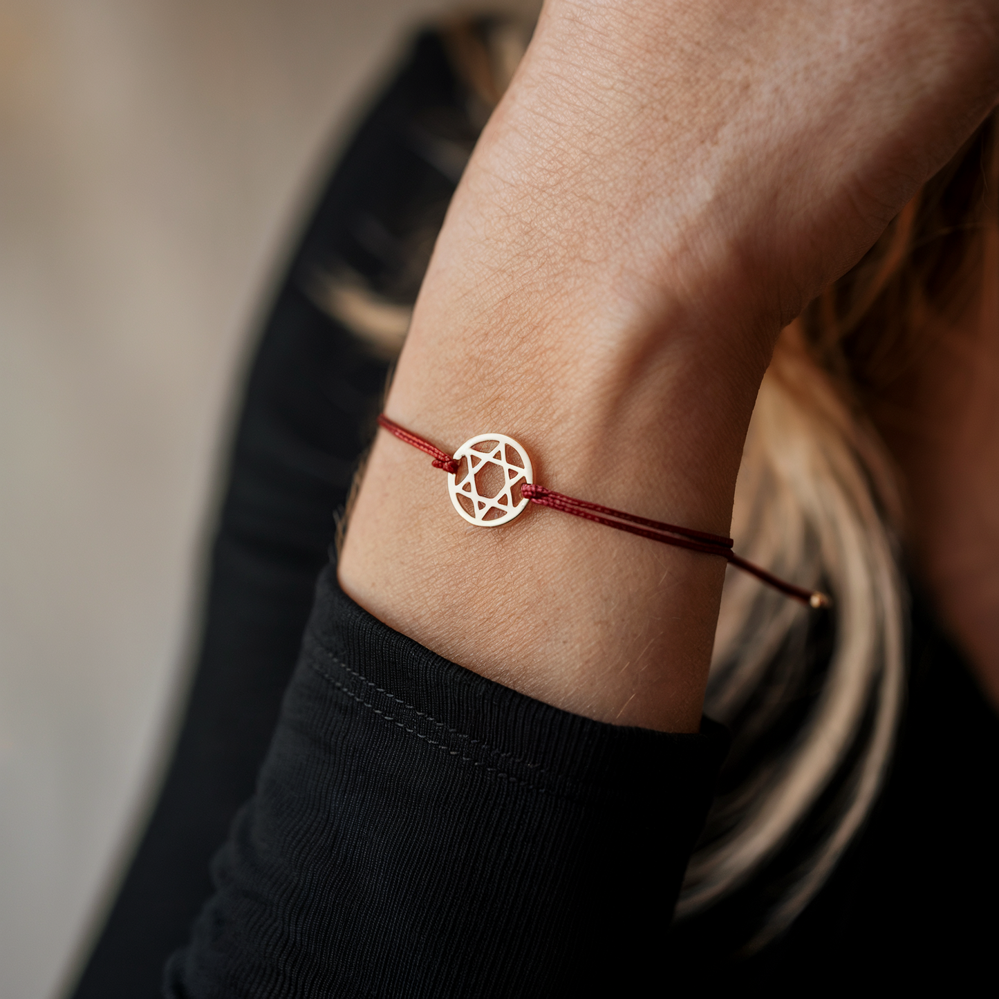 Star Of David Woven Bracelet