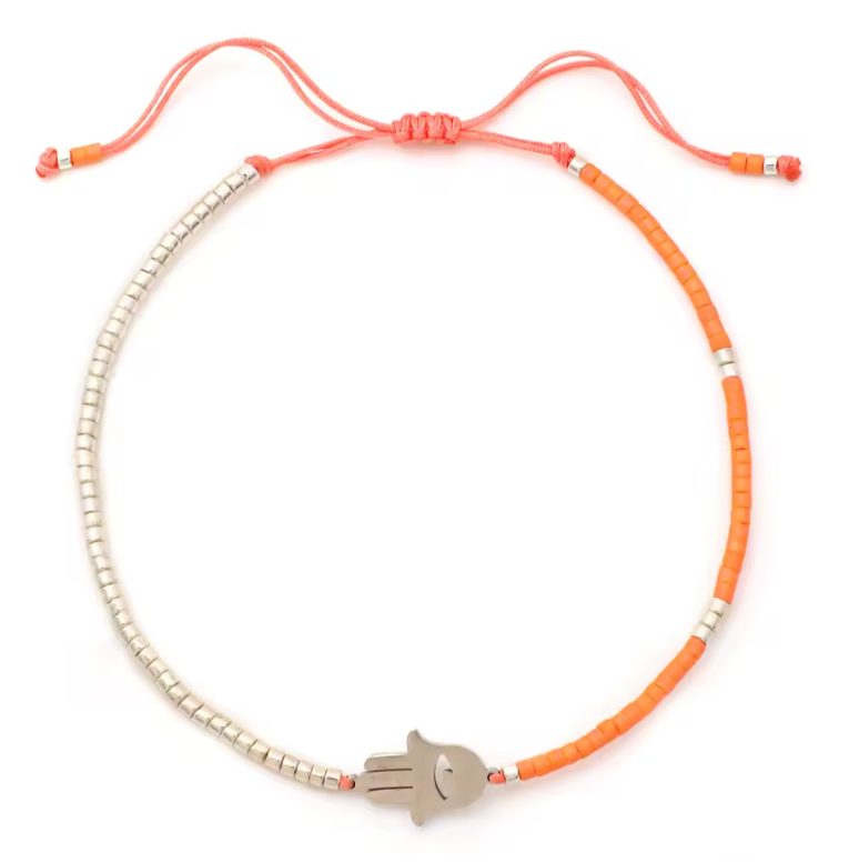 Hamsa Beaded Bracelet