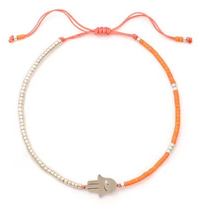 Hamsa Beaded Bracelet