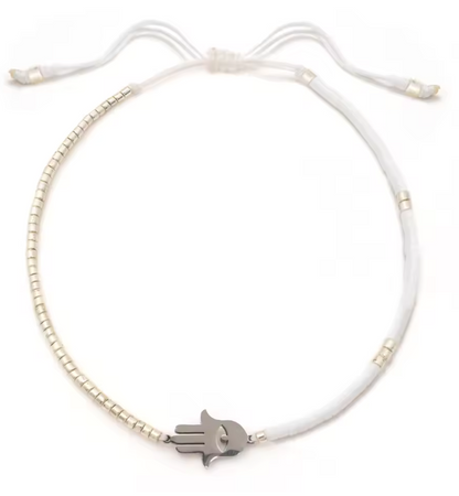 Hamsa Beaded Bracelet