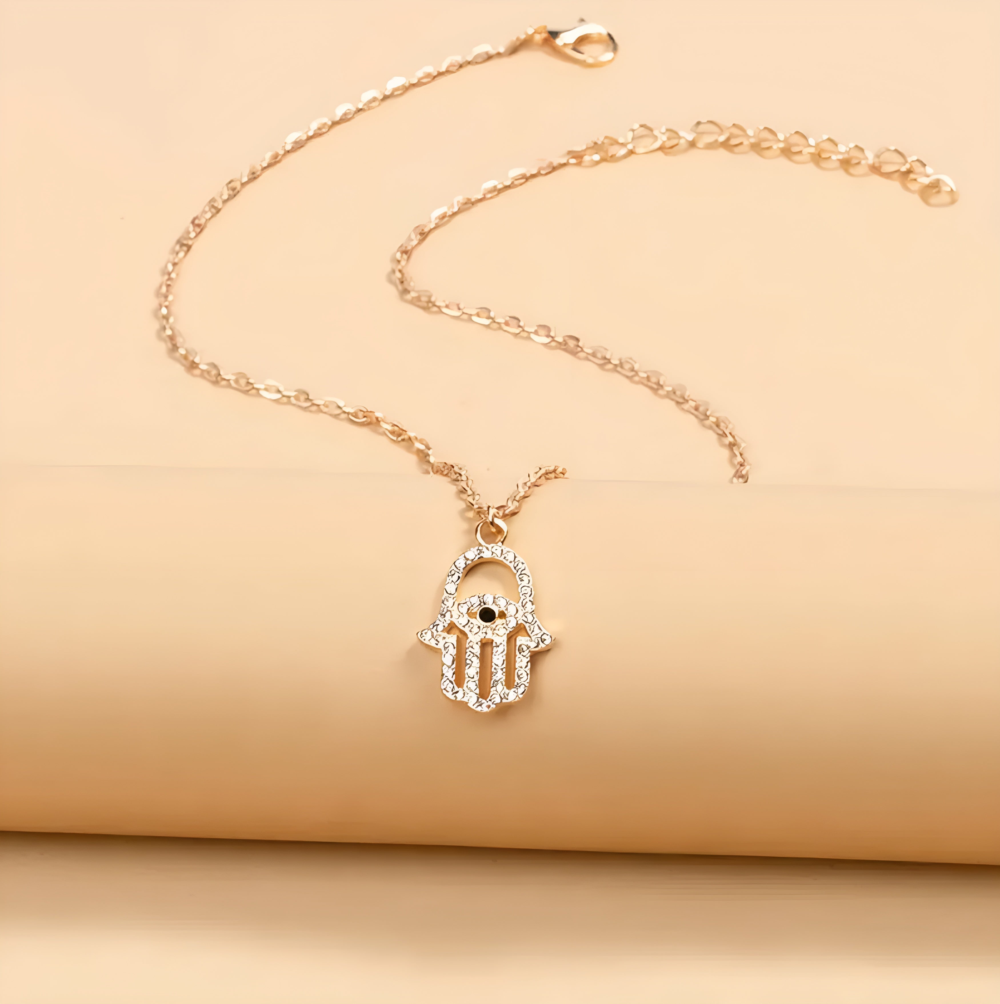 Hamsa Gem Pendant