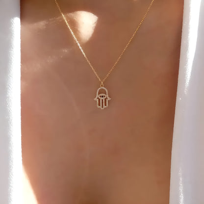 Hamsa Gem Pendant