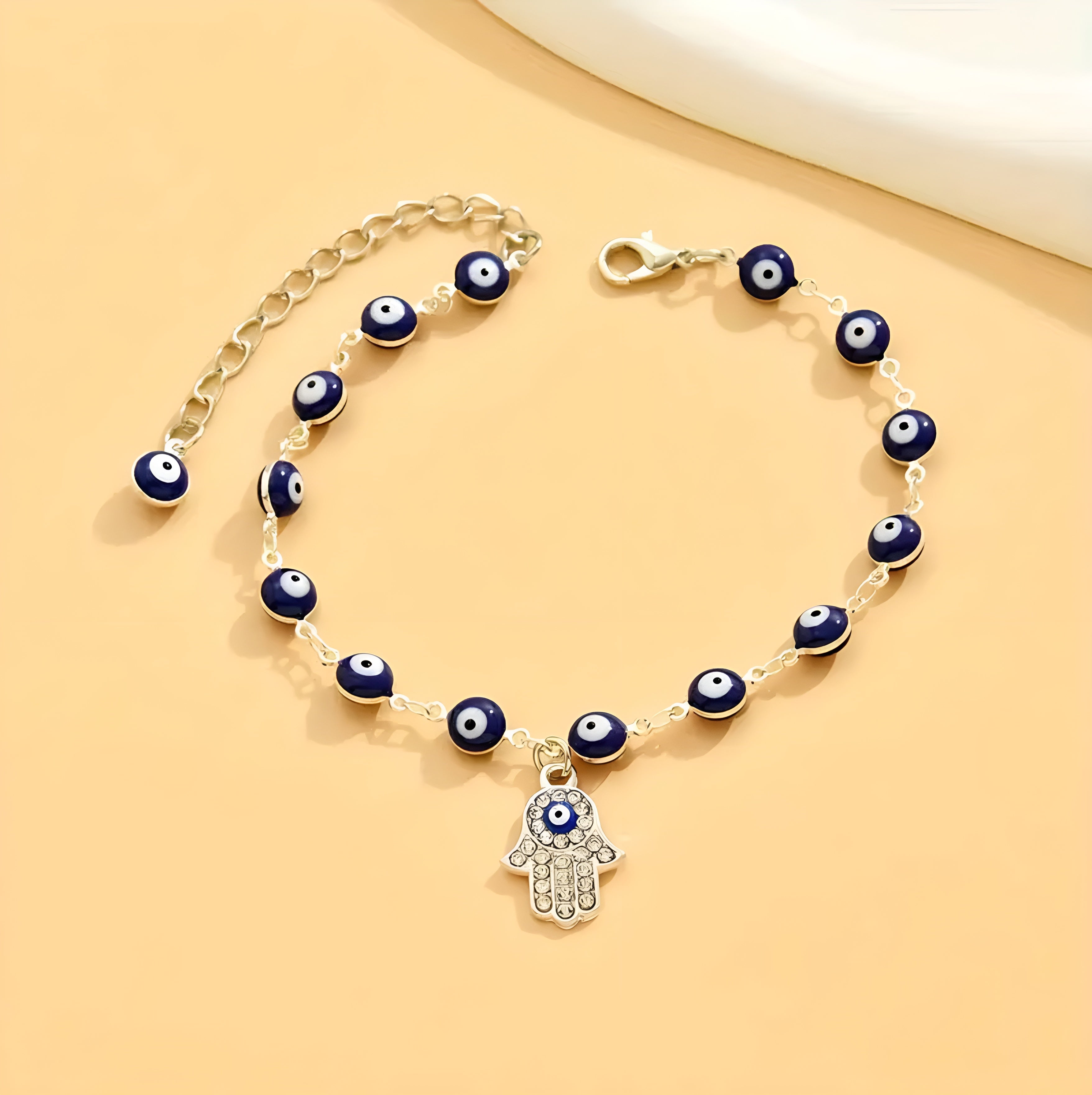 Hamsa Eye Gem Bracelet