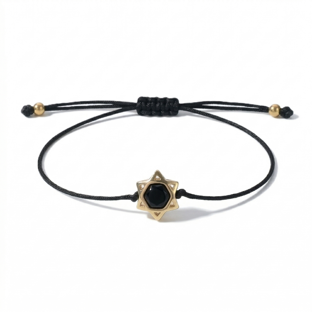 Star Of David Gem Bracelet