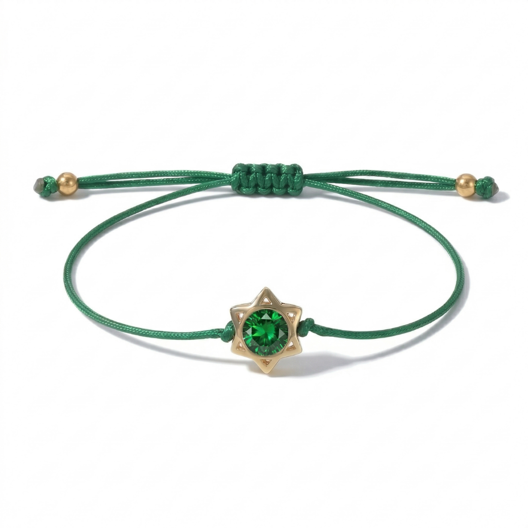 Star Of David Gem Bracelet