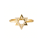 Star Of David Gem Ring