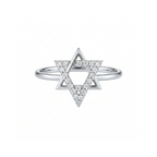 Star Of David Gem Ring