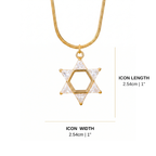 Star Of David Jewel Pendant