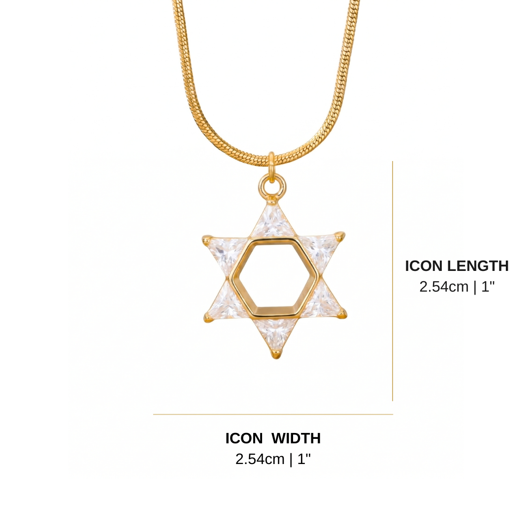 Star Of David Jewel Pendant