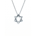 Star Of David Pendant Curved