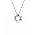 Star Of David Pendant Curved
