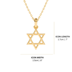 Star Of David Pendant x