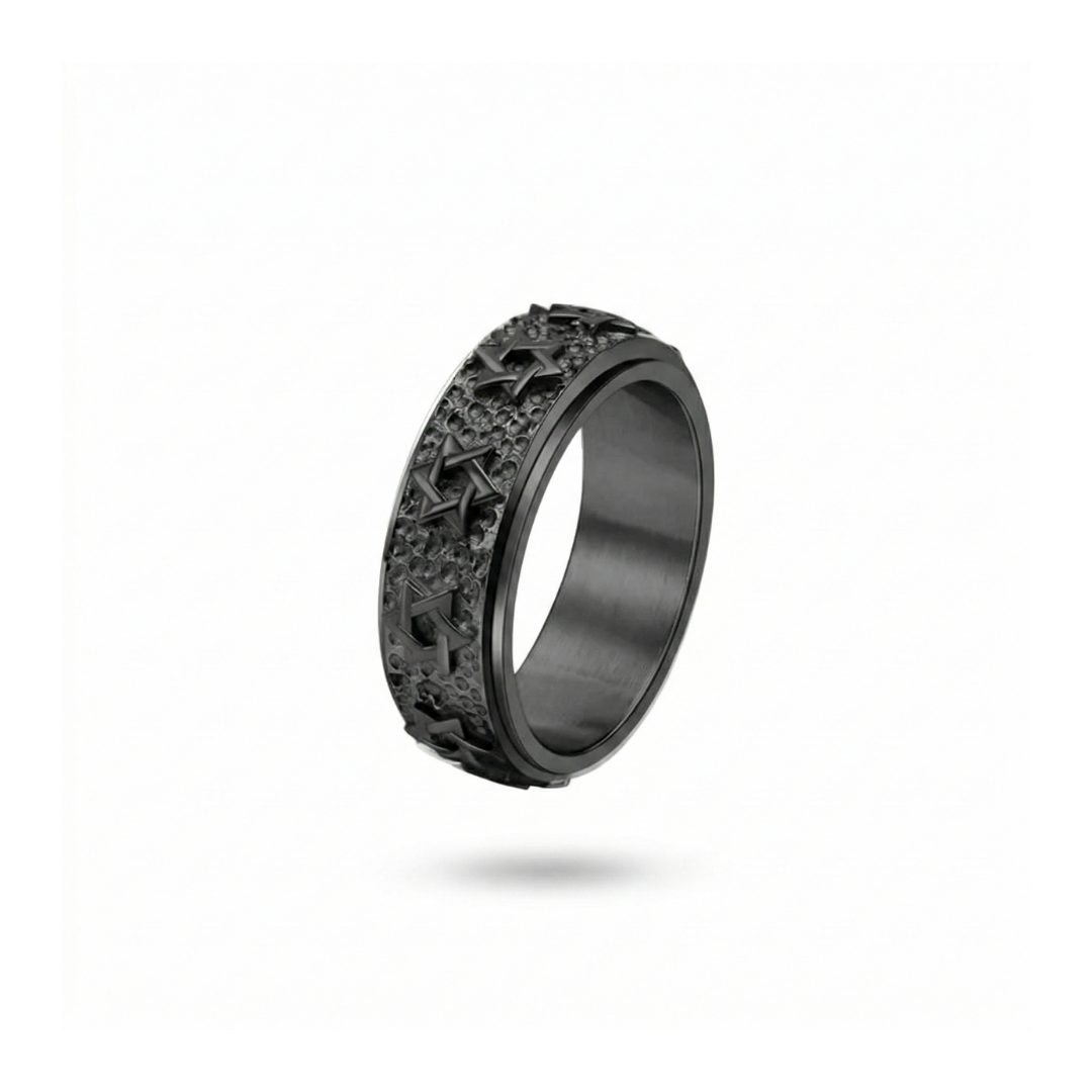 Star Of David Swivel Ring