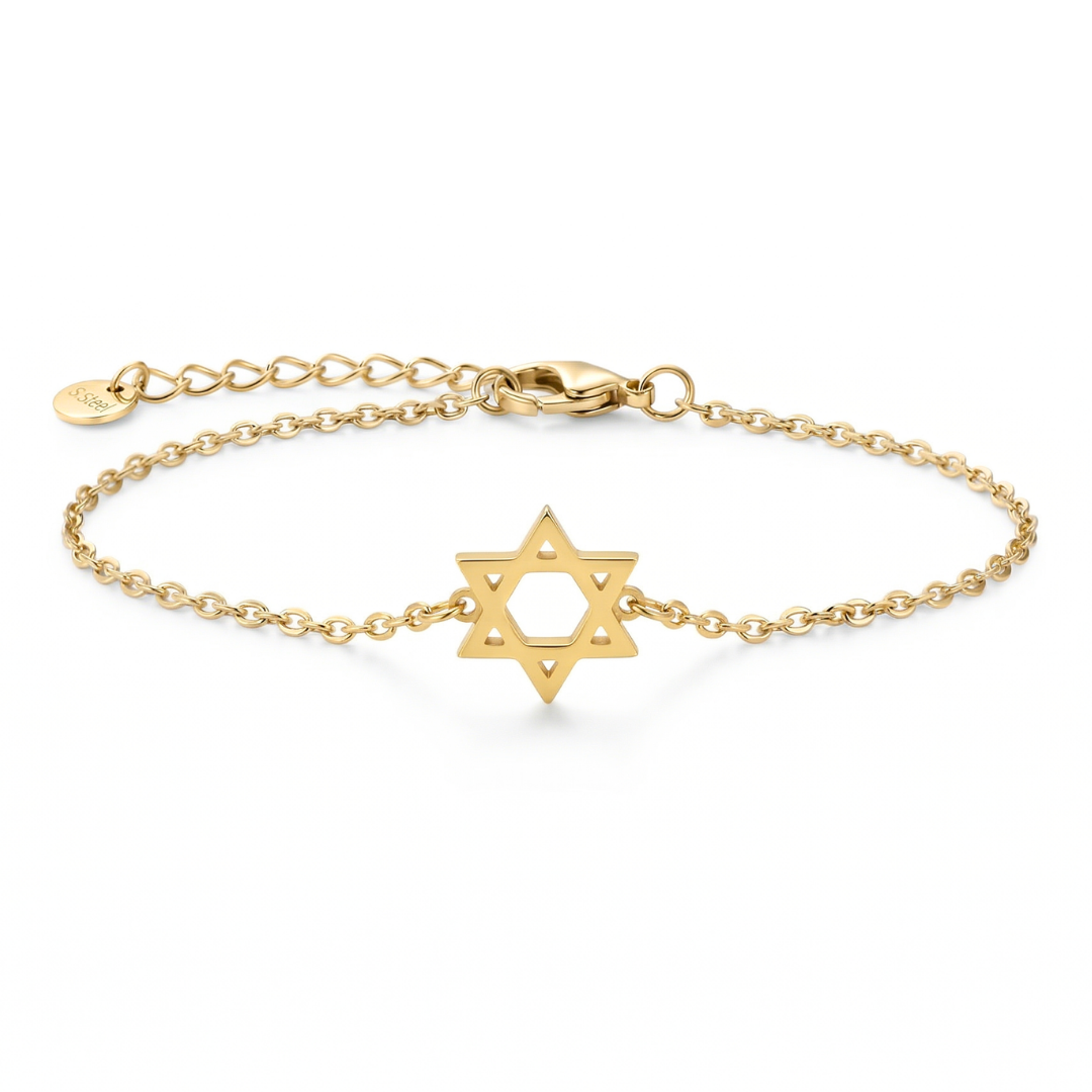 Star of David Chain Bracelet