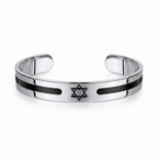 Star of David  Steel Cuff Bracelet
