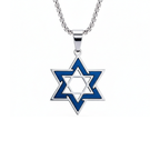 Star of David Inset Pendant