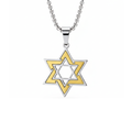 Star of David Inset Pendant
