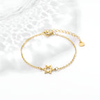 Star of David Chain Bracelet
