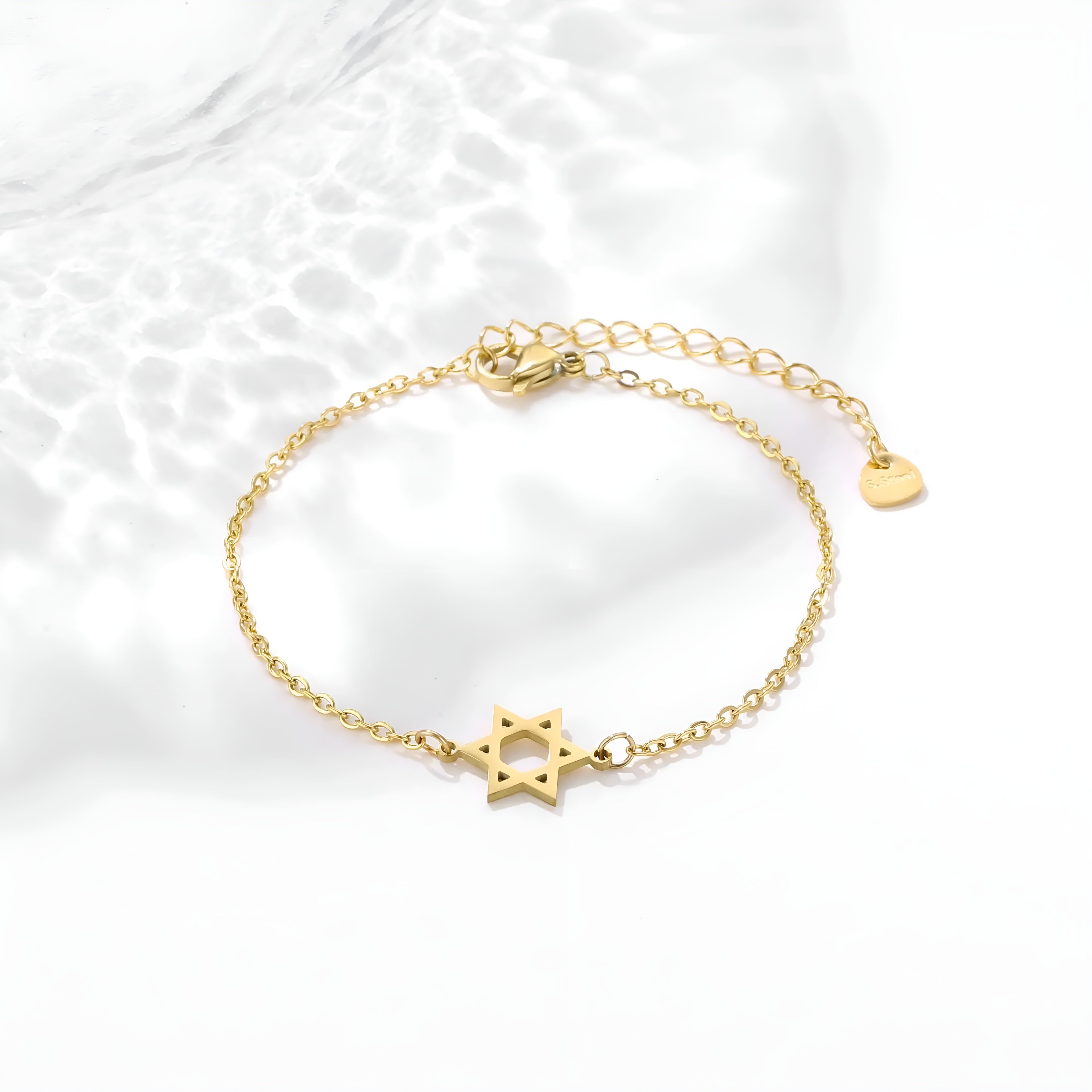 Star of David Chain Bracelet