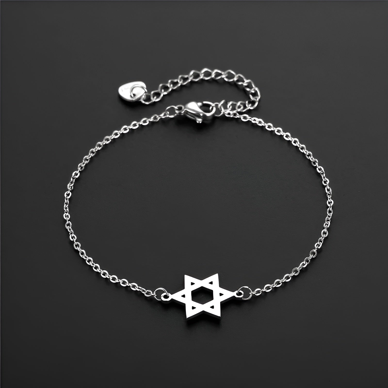 Star of David Chain Bracelet