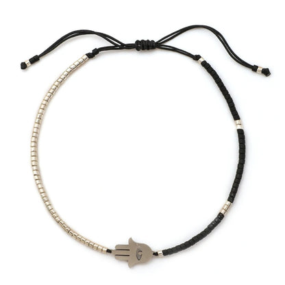 Hamsa Beaded Bracelet