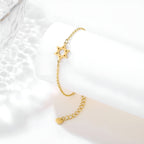 Star of David Chain Bracelet