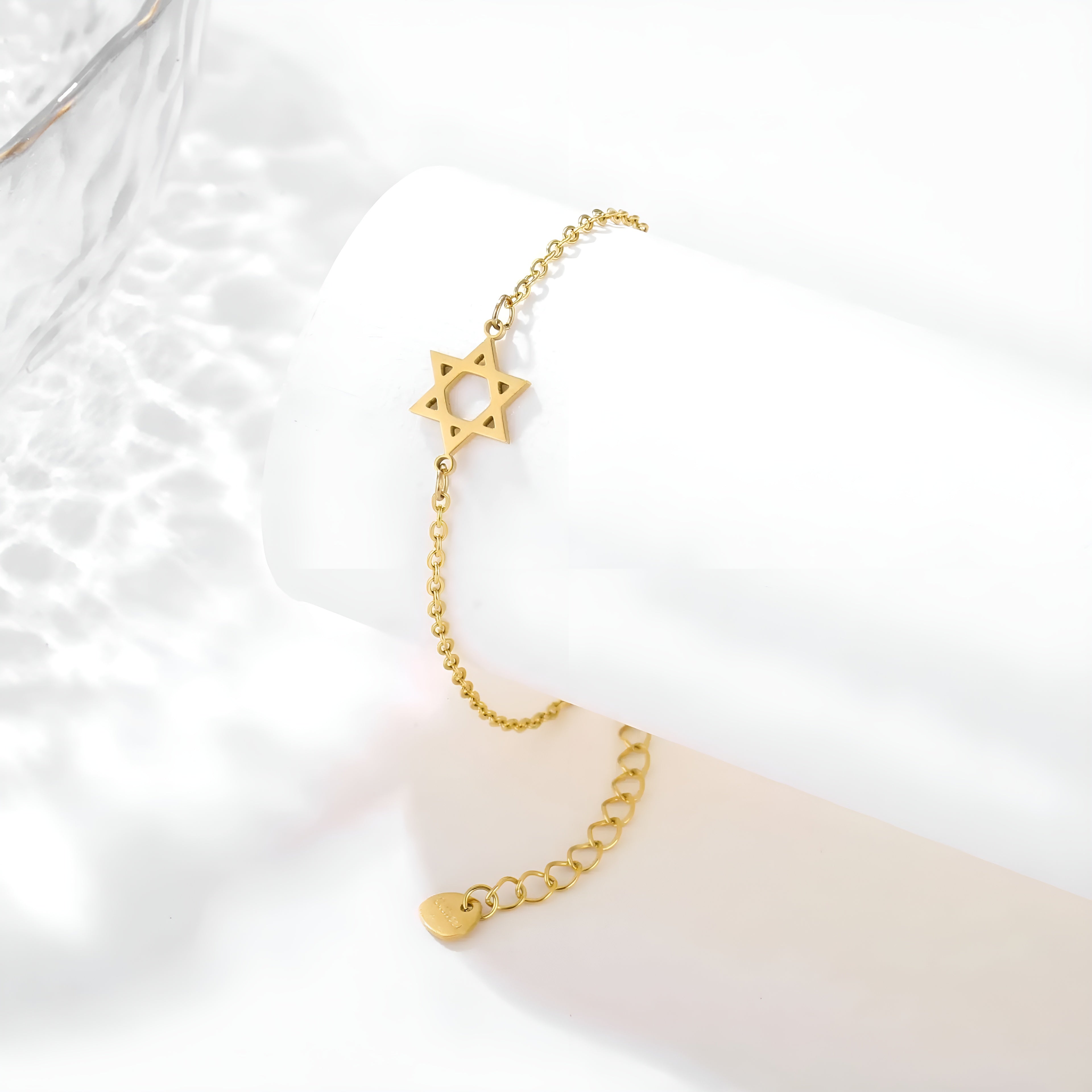 Star of David Chain Bracelet