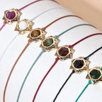 Star Of David Gem Bracelet