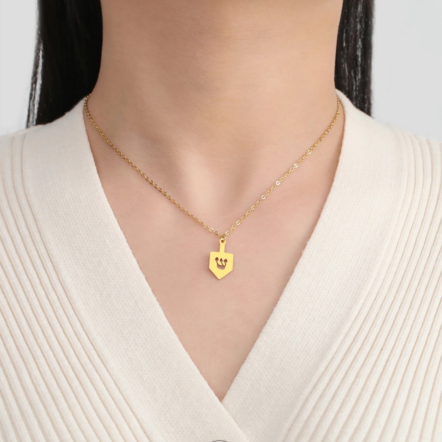 Dreidel Pendant