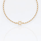 Star of David Chain Bracelet