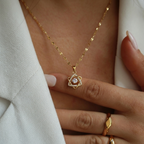 Star Of David Gem Pendant