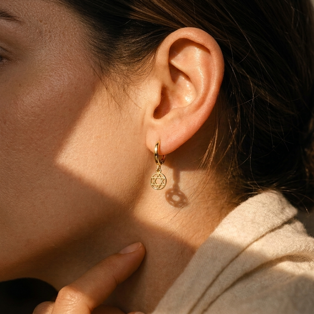 Magen Hoop Earrings