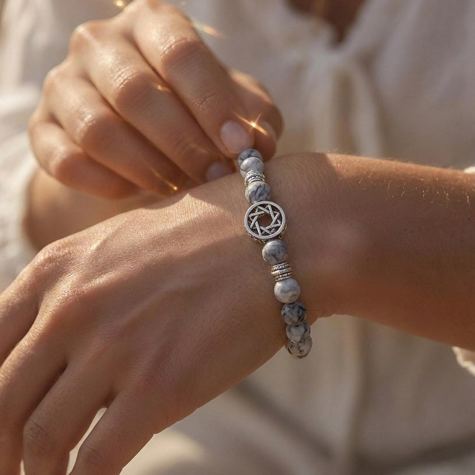 Star Of David Element Bracelet
