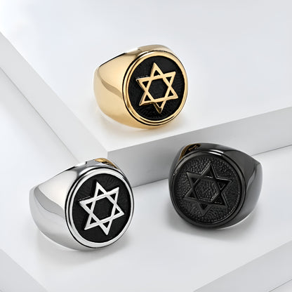 Star of David Signet Ring