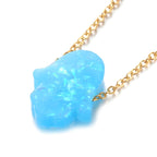 Hamsa Opal Pendant