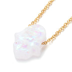 Hamsa Opal Pendant