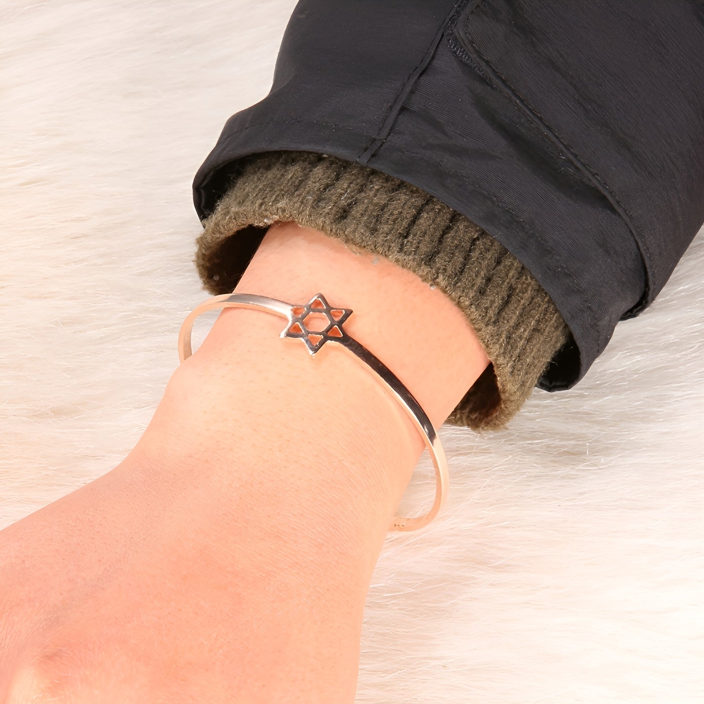 Star of David Cuff Bracelet