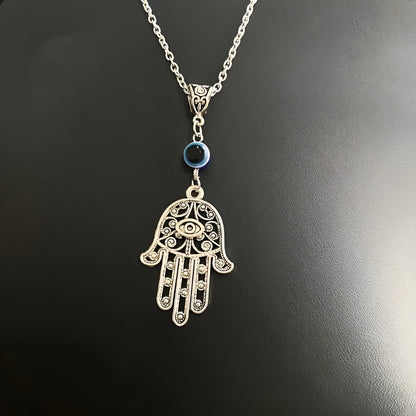Hamsa Eye Gem Pendant