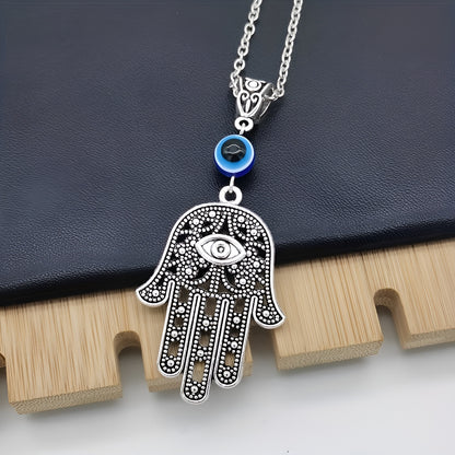 Hamsa Eye Gem Pendant